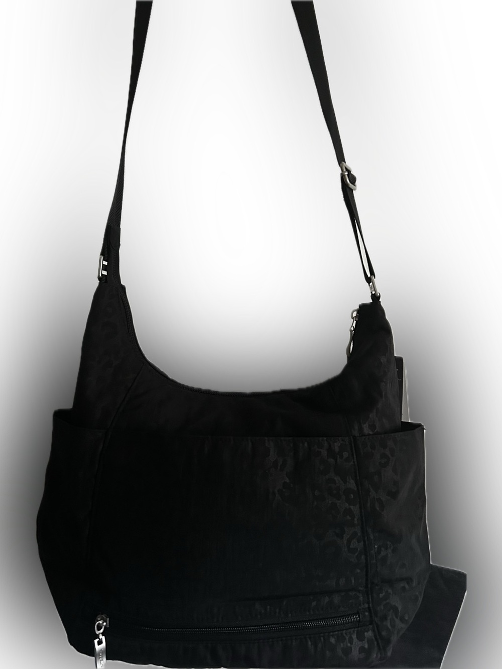 Baggallini Black Hobo Shoulder Bag
